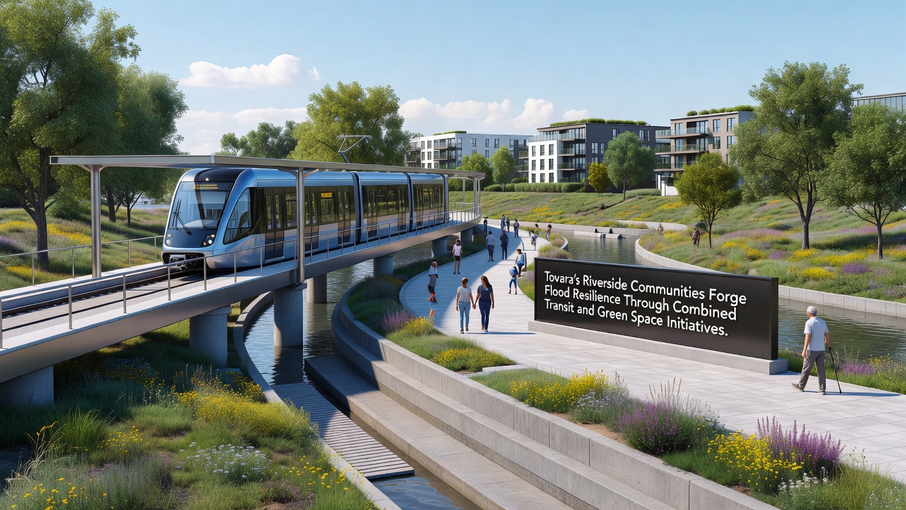 Tovara's Riverside Communities Forge Flood Resilience Through Combined Transit and Green Space Initiatives
